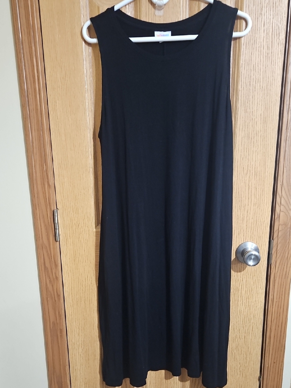 LuLaRoe Sleeveless Black Midi Dress